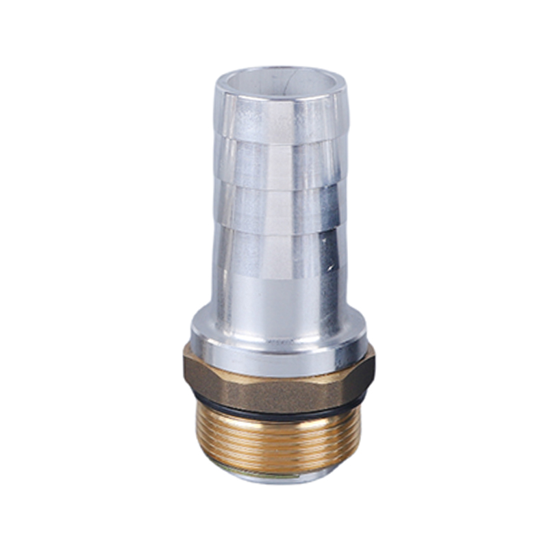 Fuel Dispenser Hose Fitting for Reconnectable Breakaway Coupling