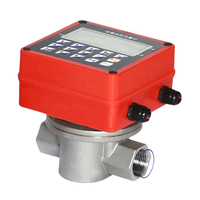 OGM-25Q-Slim Series Lightweight Electronic Presetable Oval Gear Flow Meters for Pump-Controlled Liquid Dispensing