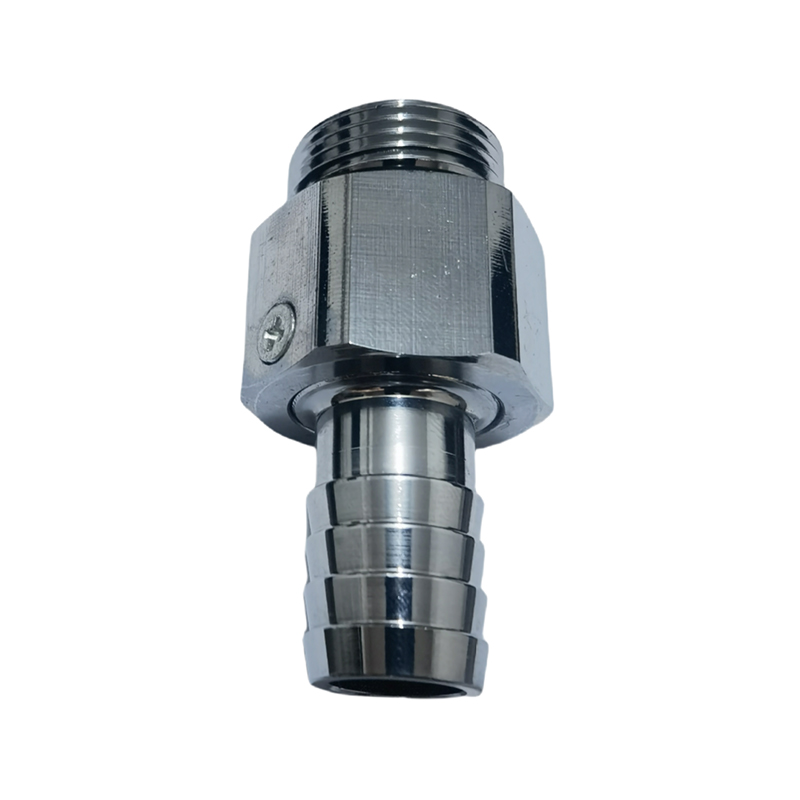 Provides smooth 360° rotation for flexible fuel dispensing connections.