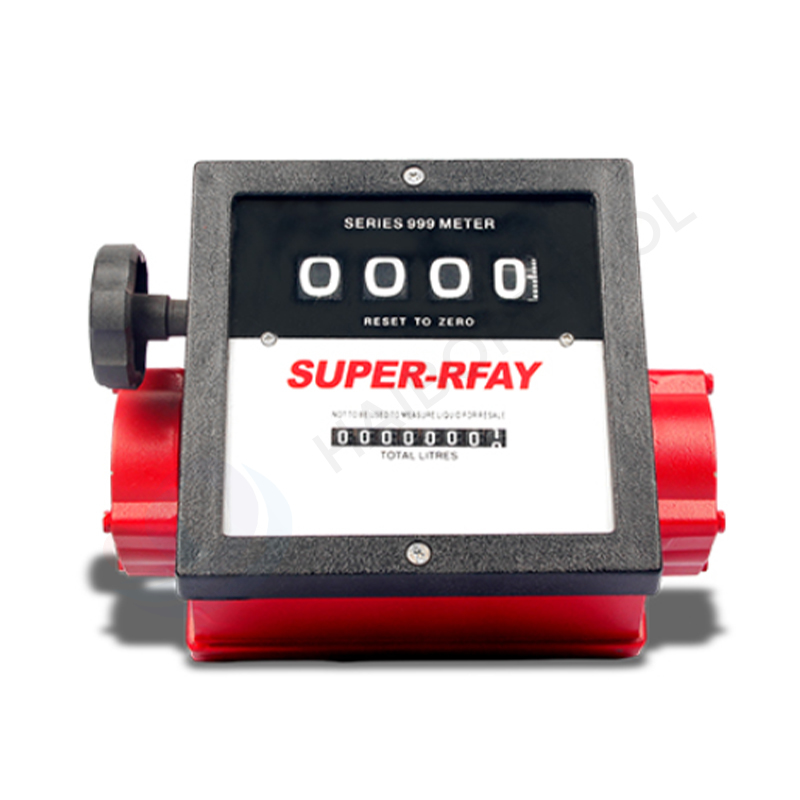 Mechanical Aluminum Flow Meter with Resettable Register for Fuel Transfer Measurement