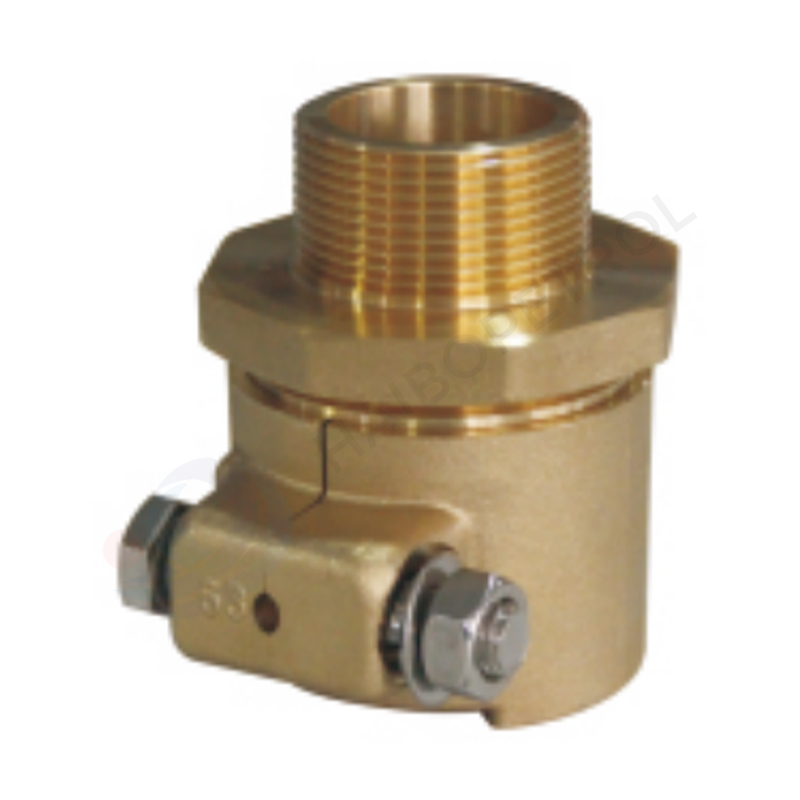 Brass Threaded Conversion Couplings & Rubber Flange Sleeves for PE Composite Fuel Pipe Equipment Connections